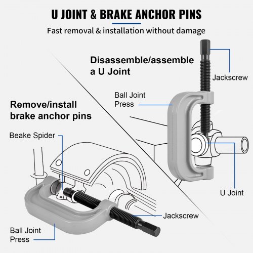 Orion Motor Tech Heavy Duty Ball Joint Press & U Joint Removal