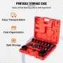 VEVOR FWD Front Wheel Drive Bearing Adapters Puller, 23 PCS, 45# Steel Press Replacement Installer Removal Tools Kit, Wheel Bearing Puller Tool Works on Most FWD Cars & Light Trucks 