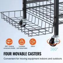 VEVOR Sports Equipment Garage Organizer Ball Storage Rack Sport Gear Toy Storage