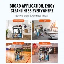 VEVOR Sports Equipment Garage Organizer Ball Storage Rack Sport Gear Toy Storage