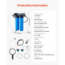 VEVOR Spotless Deionized Water System Car Wash System with Integrated TDS Meter