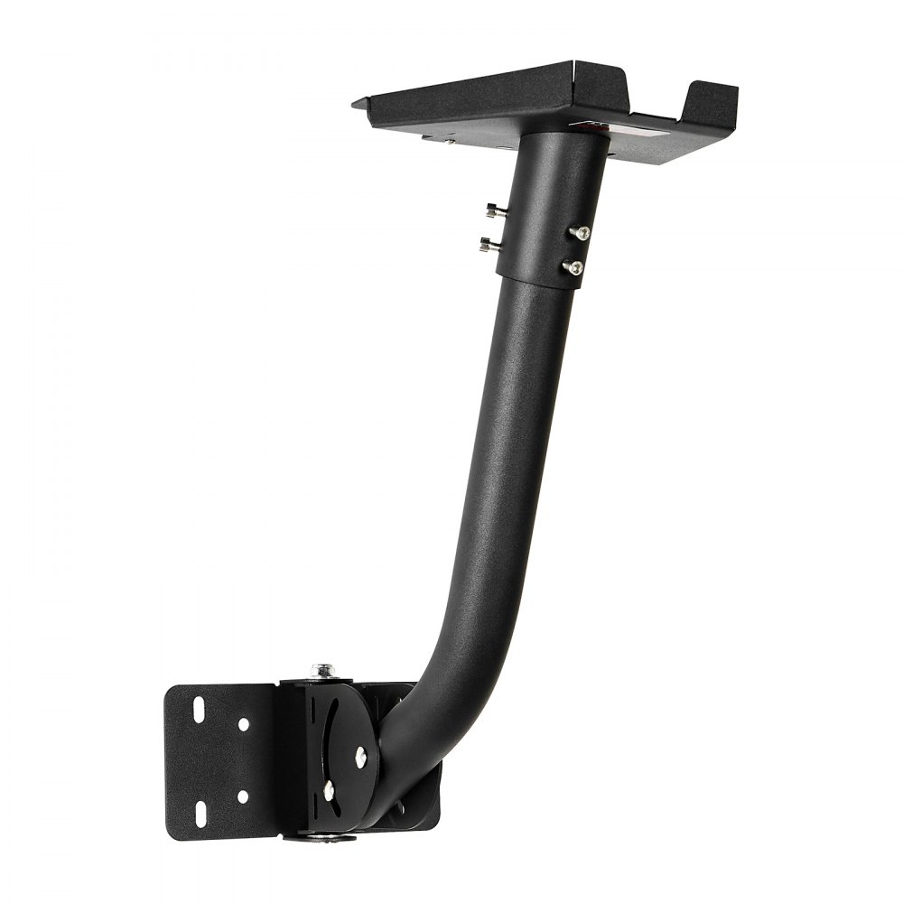 VEVOR Starlink Gen 3 Mount, Adjustable Angle Wall Mounting Standard Gen 3 Pipe Kit, Heavy-Duty Steel Long Starlink Pole Adapter, Compatible with Gen3 and V3, Easy to Assembly, Black