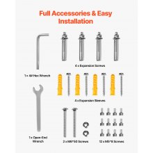 VEVOR Starlink Gen 3 Mount Adjustable Wall Mounting Standard Gen 3 Pipe Kit