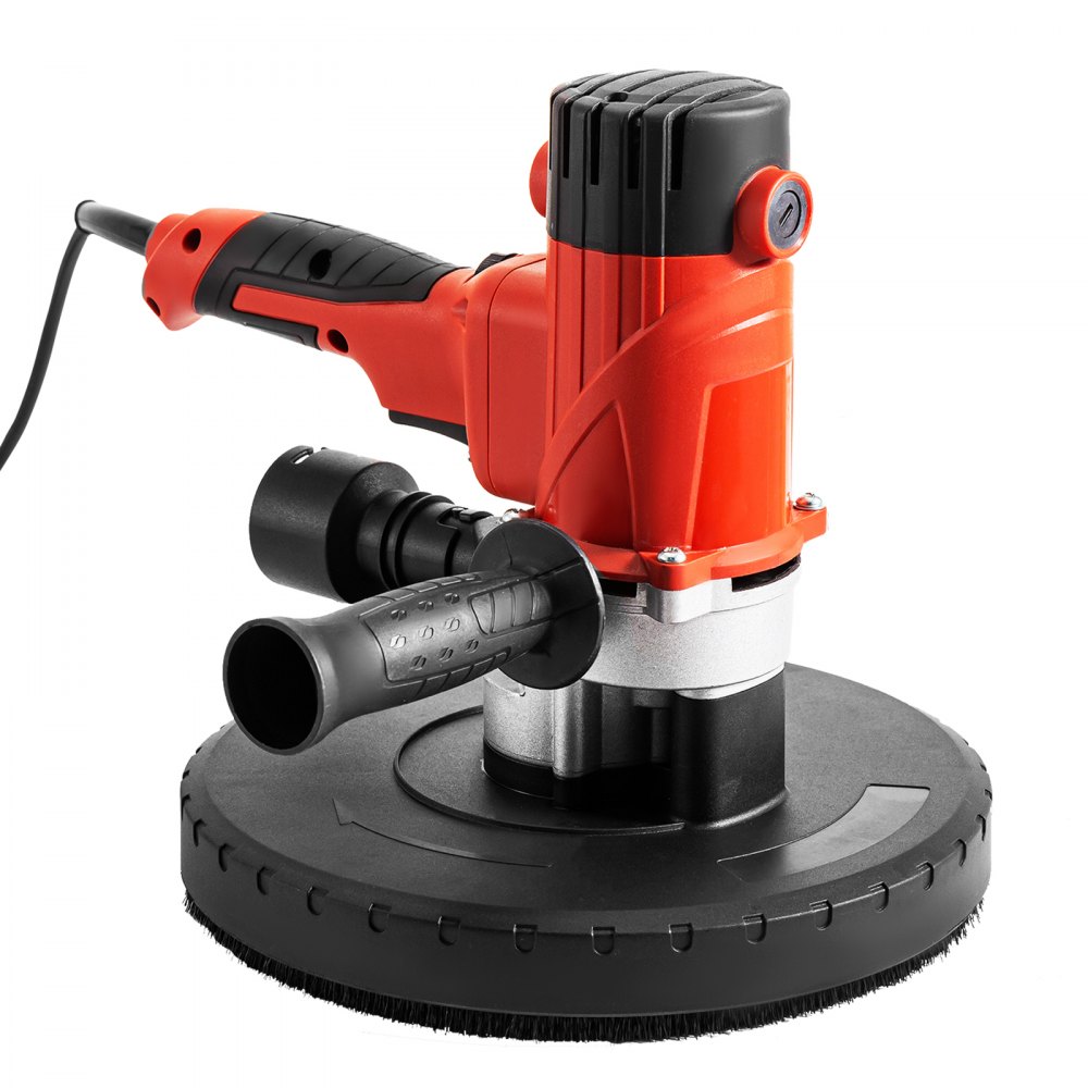 VEVOR Drywall Sander 1200W, Automatic Vacuum System Electric Drywall Sander,Variable Speed 1200-2500RPM, with a Carry Vacuum Bag,6 pcs Sanding Discs,Dust Collection System