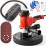 VEVOR Drywall Sander 1200W, Automatic Vacuum System Electric Drywall Sander,Variable Speed 1200-2500RPM, with a Carry Vacuum Bag,6 pcs Sanding Discs,Dust Collection System