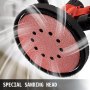 VEVOR Drywall Sander 1200W, Automatic Vacuum System Electric Drywall Sander,Variable Speed 1200-2500RPM, with a Carry Vacuum Bag,6 pcs Sanding Discs,Dust Collection System