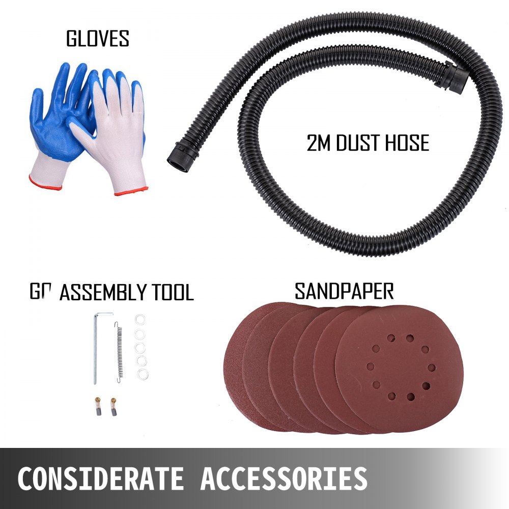 Electric Drywall Sander 750W 220V Foldable Sheetrock Sander 225mm 8.86inch