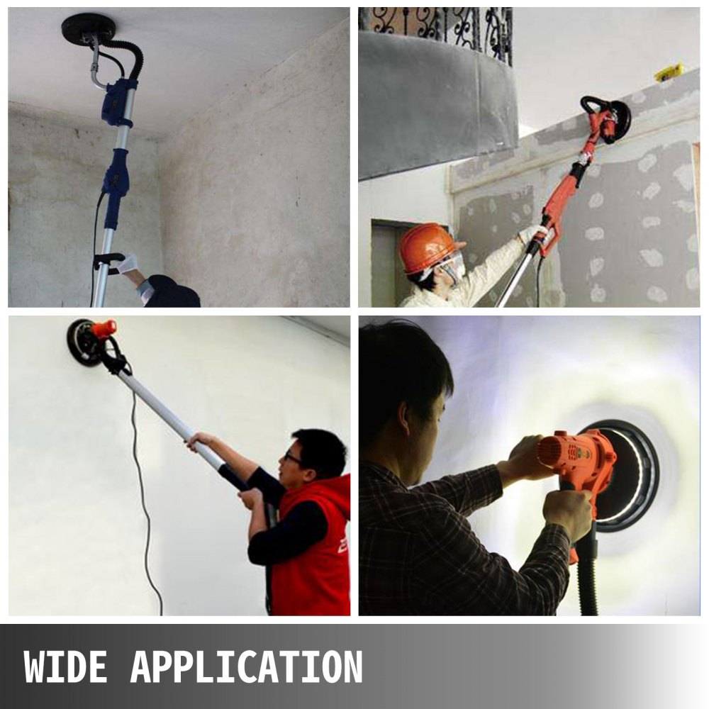 Electric Drywall Sander 750W 220V Foldable Sheetrock Sander 225mm 8.86inch