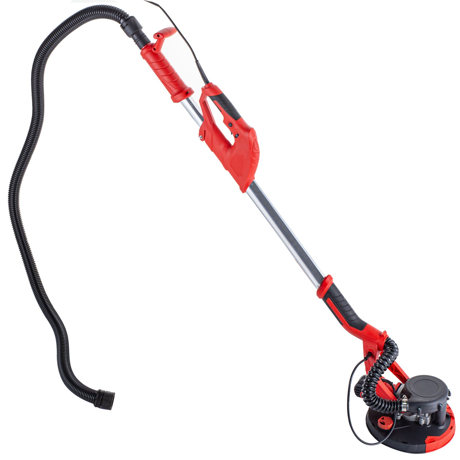 Drywall Sander 850w Wall Grinding Extendable W/ Vacuum System 6 Sanding Discs