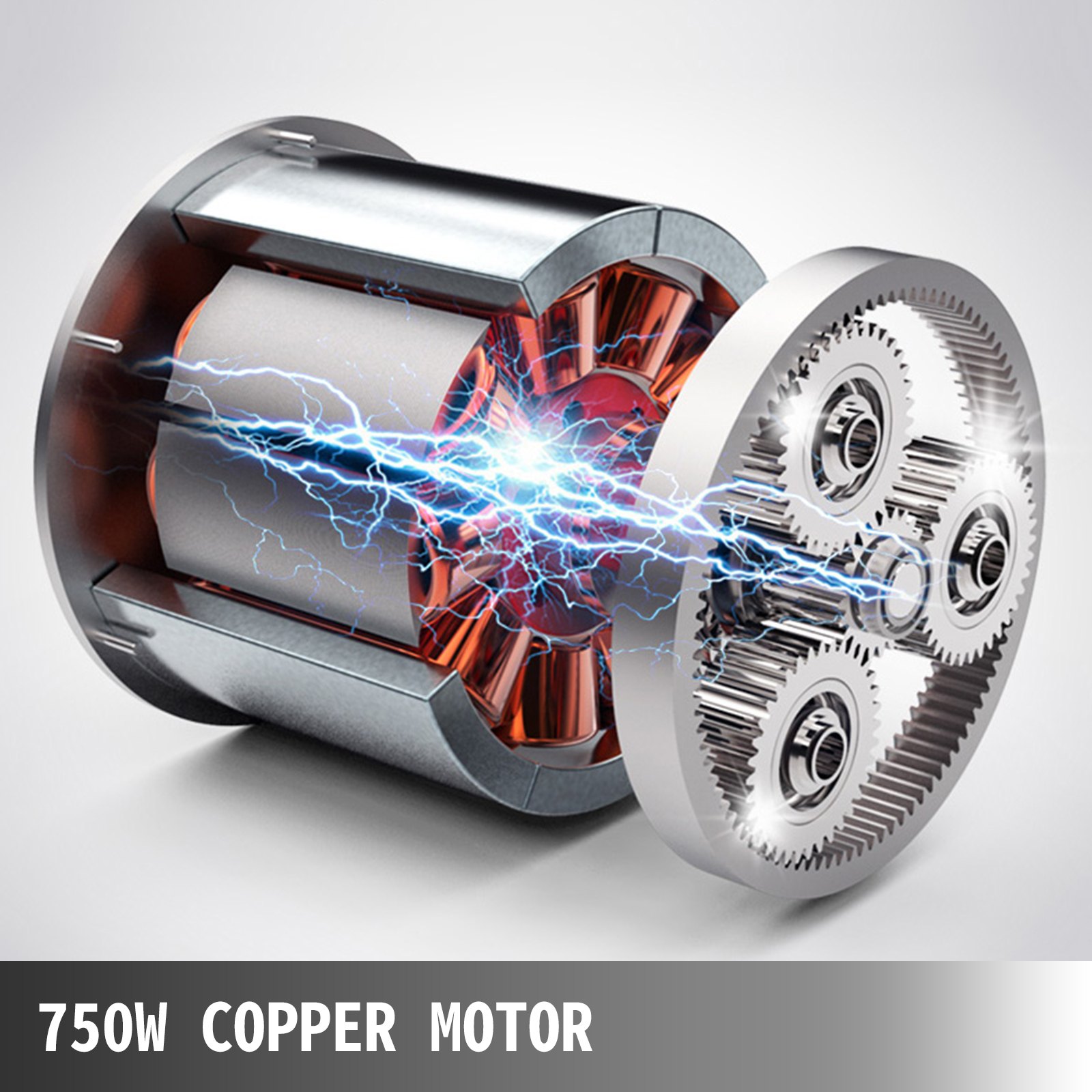 Drywall Sander 750W 225mm Extendable Handle 5 Variable Speed Vacuum System