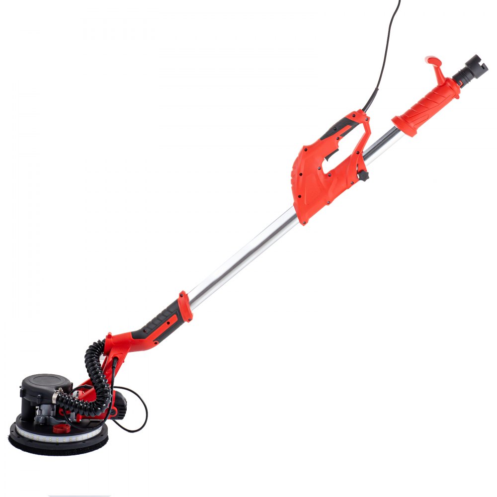 Electric Drywall Sander 750W 225mm 8.86" w/ LED Strip Light Extendable Sander