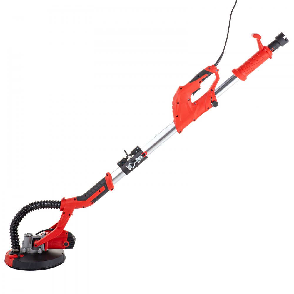 VEVOR Drywall Sander 750W Electric Drywall Sander Foldable Sheetrock Sander with Telescope Handle, Electric Sander Variable Speed 800-1750RPM, Wall Sander with 6 Sand Pads, Durable Drywall Sanders