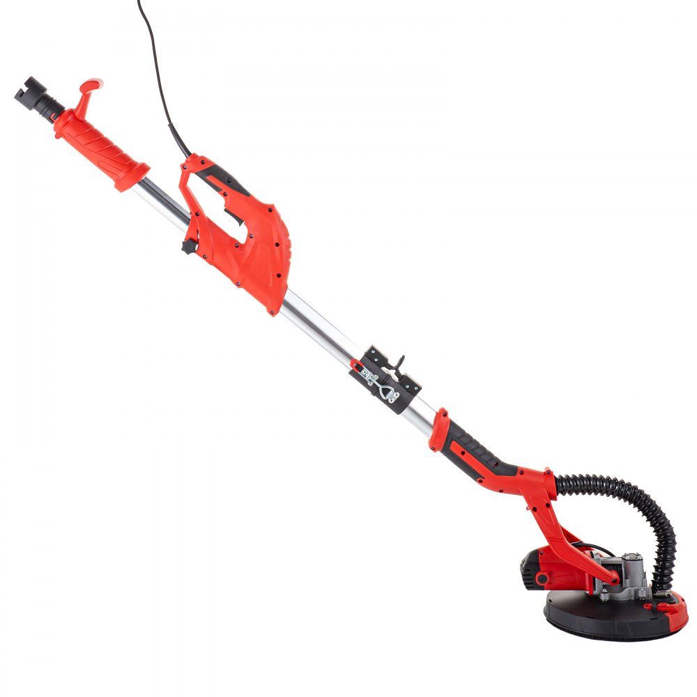 VEVOR Drywall Sander 750W Electric Drywall Sander Foldable Sheetrock Sander with Telescope Handle, Electric Sander Variable Speed 800-1750RPM, Wall Sander with 6 Sand Pads, Durable Drywall Sanders