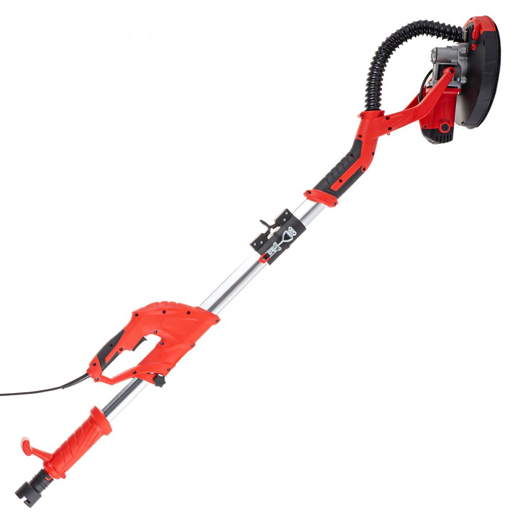 VEVOR Drywall Sander 750W Electric Drywall Sander Foldable Sheetrock Sander with Telescope Handle, Electric Sander Variable Speed 800-1750RPM, Wall Sander with 6 Sand Pads, Durable Drywall Sanders