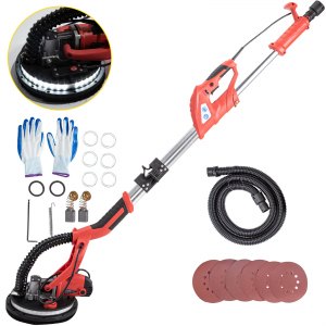 Vevor Drywall Sander Electric 750W Foldable Wall LED Strip Light