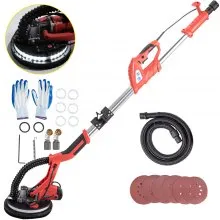 Vevor Drywall Sander Electric Drywall Sander 750W Foldable Wall Sander LED Strip Light
