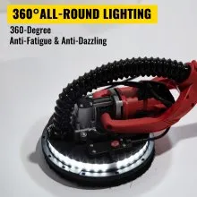 Vevor Drywall Sander Electric Drywall Sander 750W Foldable Wall Sander LED Strip Light