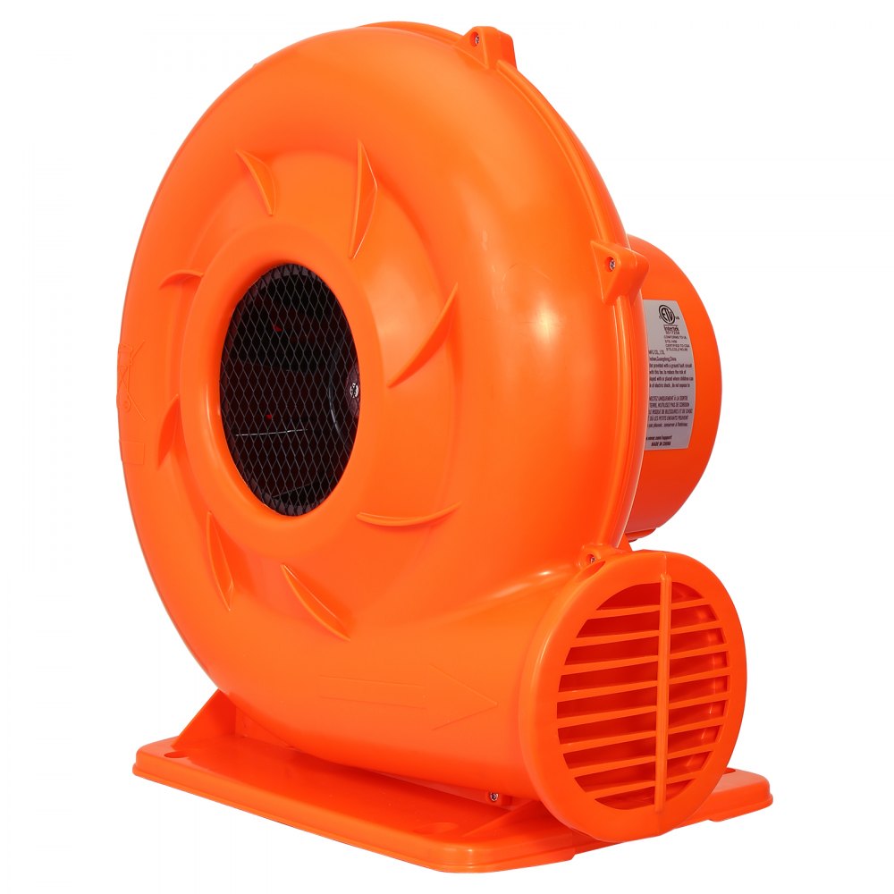 VEVOR Inflatable Blower, 950W, 1 & 1.2 HP Bounce House Blower, Pump Commercial Air Blower for Inflatables, 3300 RPM Bouncy Castle Electric Fan Perfect for Bounce House, Waterslides, ETL Listed