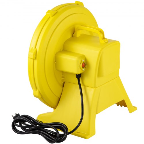 VEVOR Air Blower, 950W 1.25HP Inflatable Blower, Portable and Powerful Bounce House Blower, 2200Pa Commercial Air Blower Pump Fan, Used for Inflatable Bouncy Castle and Jump Slides, Yellow
