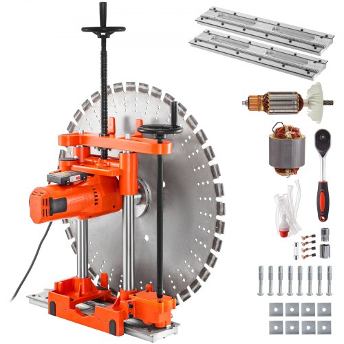 VEVOR Wall Saw Machine Electric Concrete Wall Cutter 220V 7280W Brick Wall Saw