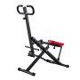 Máquina de sentadillas VEVOR, máquina de remo para sentadillas profundas en casa, fácil de instalar y plegable, entrenador de glúteos con 3 bandas de resistencia de alta resistencia, máquina de entrenamiento de glúteos y piernas en casa, color negro