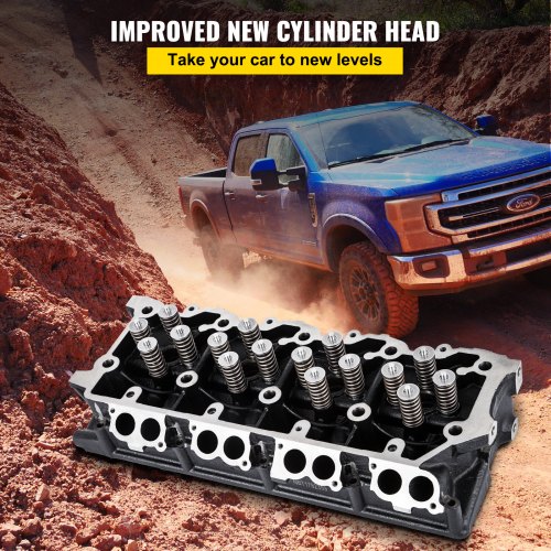 VEVOR Cylinder Heads Powerstroke 6.4L Fit for 08-10 Ford F250 F350 F450 F550