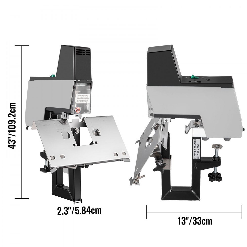VEVOR Electric 106 Auto Rapid Saddle Stapler Book Binding Machine 2-50 Sheets
