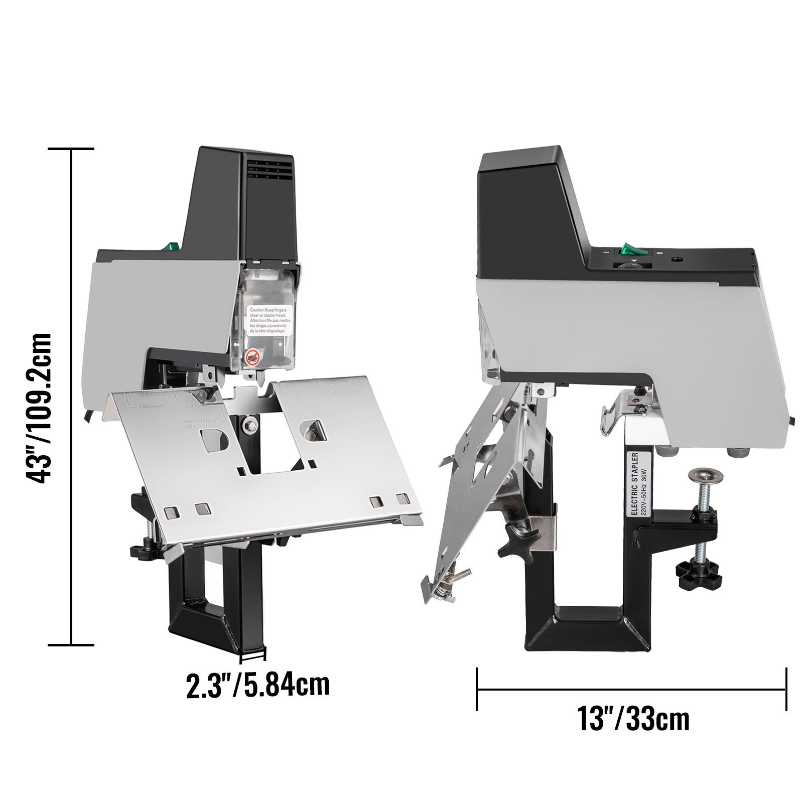 VEVOR Electric 106 Auto Rapid Saddle Stapler Book Binding Machine 2-50 Sheets