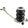 VEVOR triple bag air jack with handle, control panel, and three inflated black bags on wheels.