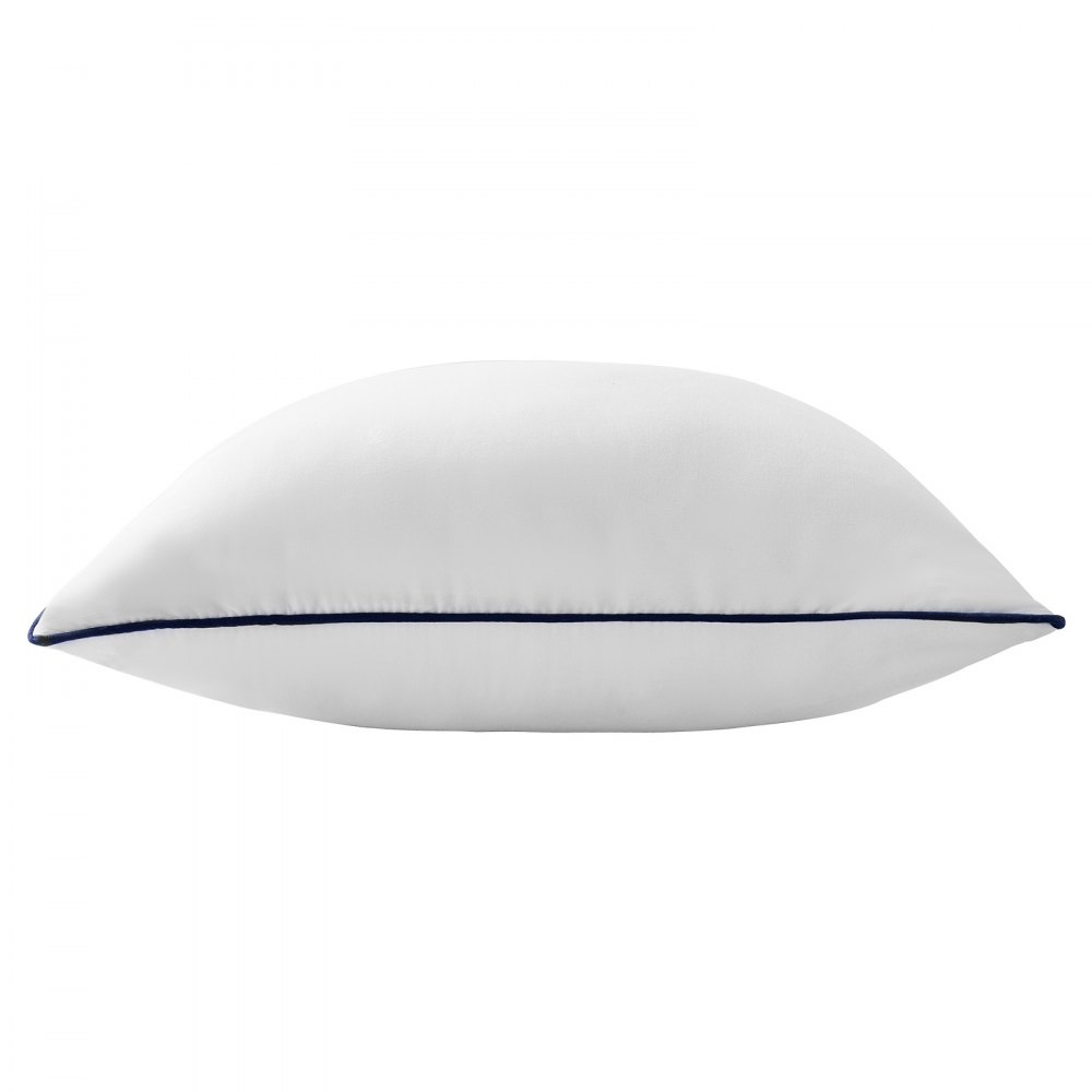 VEVOR 20 x 20 in Throw Pillow Inserts, Set of 2, Firm and Fluffy Decorative Down Alternative Pillows with Polyester Fiber, Square White Cushion with Zipper, for Indoor Bed Couch Sofa and Living Room