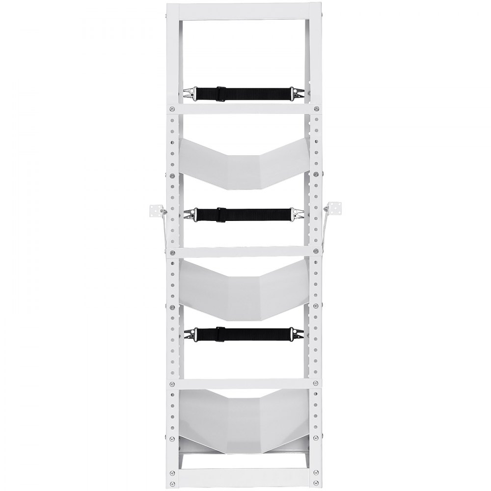 VEVOR Refrigerant Tank Rack, with 3 x 30-50lb Bottle Tanks, Cylinder Tank Rack 14.64x13.97x46.06 in, Refrigerant Cylinder Rack Gas Cylinder Racks and Holders for Freon, Gases, Oxygen, Nitrogen