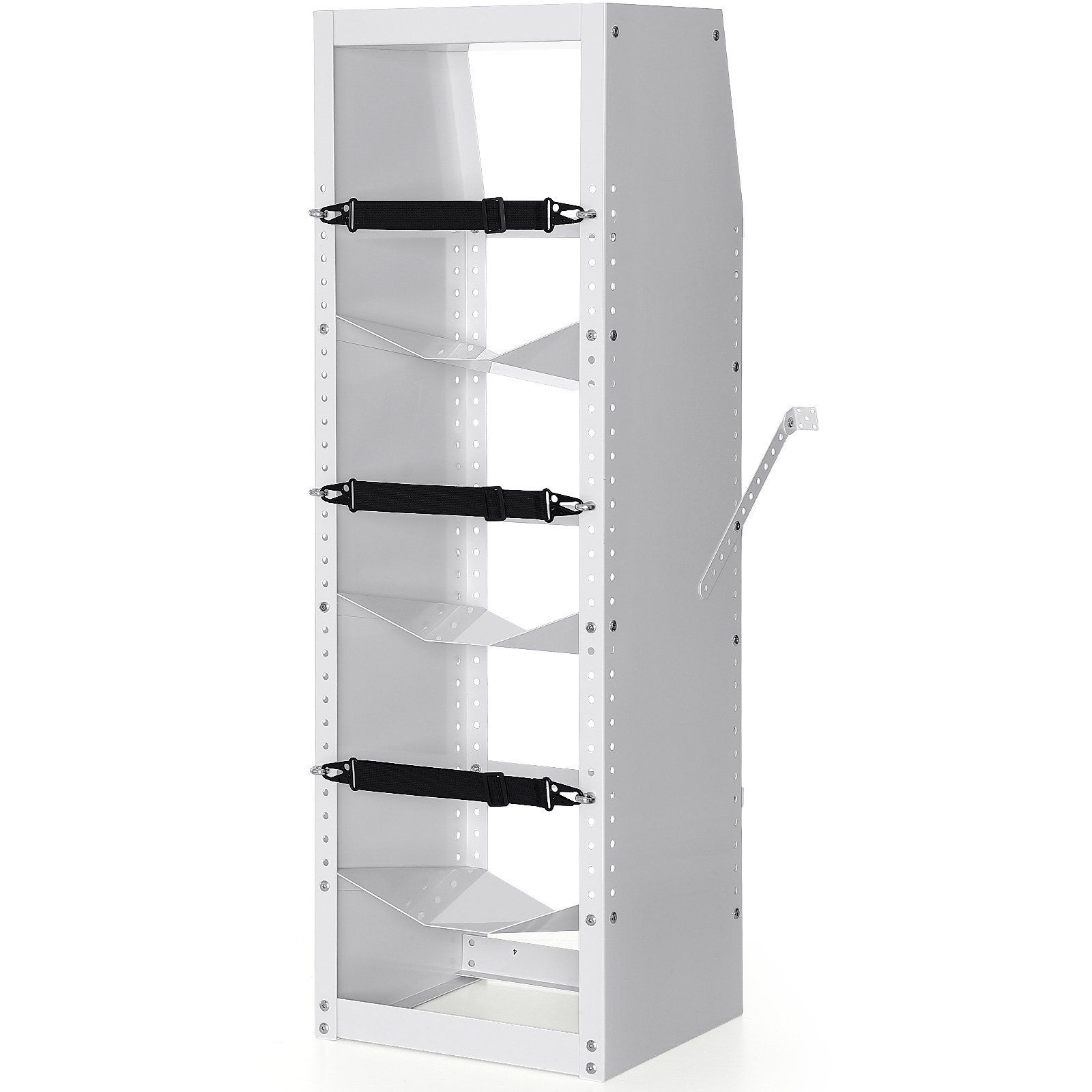 VEVOR Refrigerant Tank Rack, with 3 x 30-50lb Bottle Tanks, Cylinder Tank Rack 14.64x13.97x46.06 in, Refrigerant Cylinder Rack Gas Cylinder Racks and Holders for Freon, Gases, Oxygen, Nitrogen