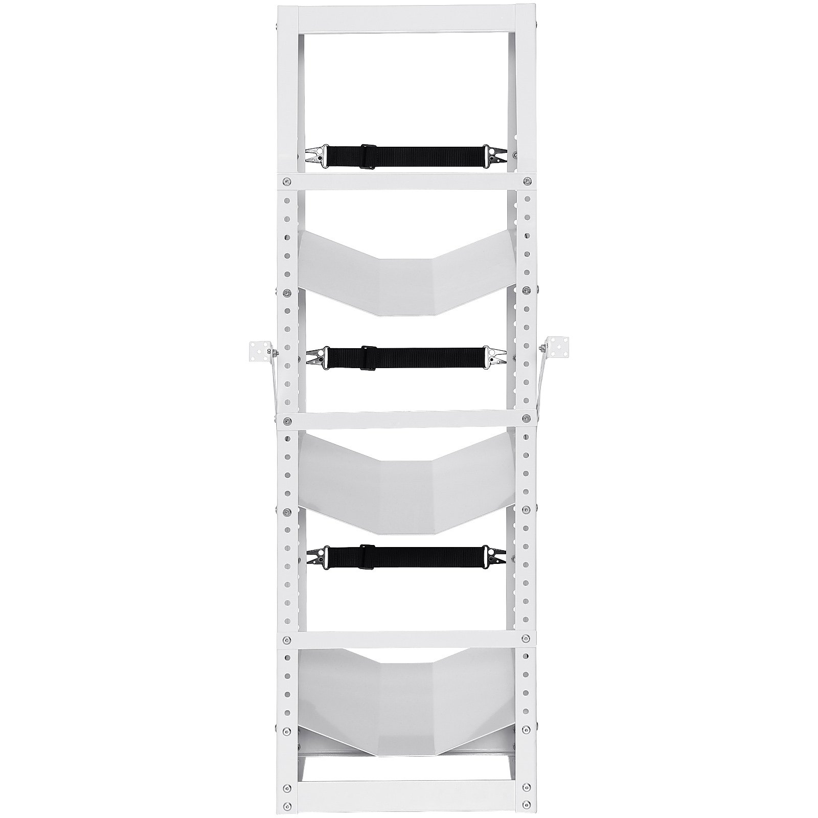 VEVOR Refrigerant Tank Rack, with 3 x 30-50lb Bottle Tanks, Cylinder Tank Rack 14.64x13.97x46.06 in, Refrigerant Cylinder Rack Gas Cylinder Racks and Holders for Freon, Gases, Oxygen, Nitrogen
