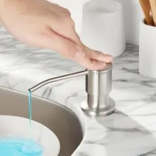 Built in Soap Dispenser for Kitchen Sink Stainless Steel Countertop Pump