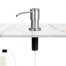 Built in Soap Dispenser for Kitchen Sink Stainless Steel Countertop Pump