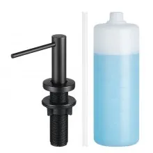 Built in Soap Dispenser for Kitchen Sink Stainless Steel with 17oz Bottle