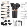 50 PCS Kitchen Cooking Utensils Set Silicone Spatula Spoon Tools Heat Resistant