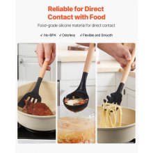 50 PCS Kitchen Cooking Utensils Set Silicone Spatula Spoon Tools Heat Resistant