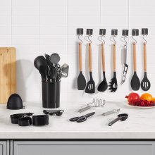 50 PCS Kitchen Cooking Utensils Set Silicone Spatula Spoon Tools Heat Resistant