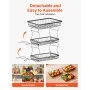 3 Tier Fruit Basket Bowl Kitchen Countertop Storage Stand Holder Banana Hanger