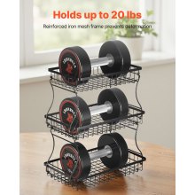 3 Tier Fruit Basket Bowl Kitchen Countertop Storage Stand Holder Banana Hanger