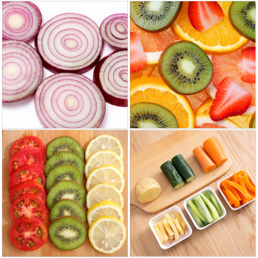 1/4" Pusher Head For Easy Onion Slicer Blade Fruit Dicer Convenient Silver