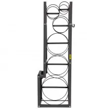 VEVOR Refrigerant Tank Rack with 1x50lb, 2x30lb and 3 Small Bottles Cylinder Tank Rack, 48.5x15x11 inch Refrigerant Cylinder Rack Gas Cylinder Racks and Holders for Gas Oxygen Nitrogen Storage