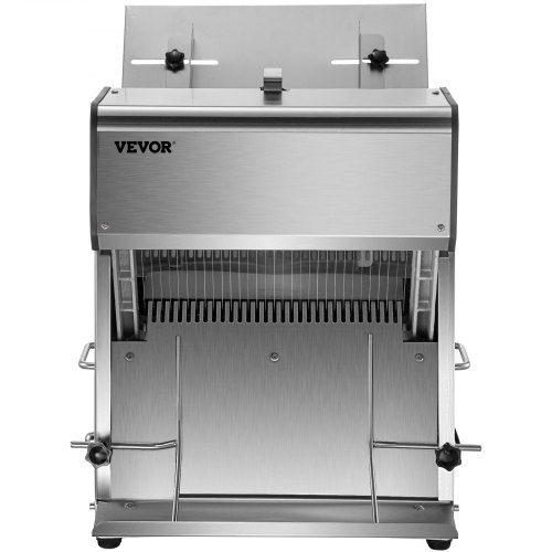 VEVOR Commercial Toast Bread Slicer, 12mm Thickness Electric Bread Cutting Machine, 31PCS Commercial Bakery Bread Slicer, 110V Toast Cutter Cutting Machine, Bread Cutter for Bread Sheet Cutter Cutting