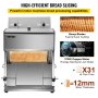 VEVOR Commercial Toast Bread Slicer, 12mm Thickness Electric Bread Cutting Machine, 31PCS Commercial Bakery Bread Slicer, 110V Toast Cutter Cutting Machine, Bread Cutter for Bread Sheet Cutter Cutting