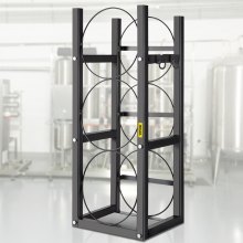 VEVOR hűtőközeg-tartály állvány 3x30 font hengerkímélő kapacitású hengertartállyal