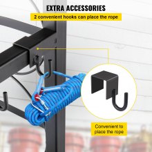 VEVOR Refrigerant Tank Rack Cylinder Tank Rack w/ 3*30lb for Gas Oxygen Nitrogen