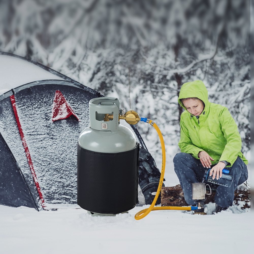 VEVOR Insulated Band Style Gas Cylinder Warmer for 18.1 kg Gas Tanks 120W 32°C