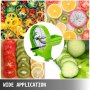 VEVOR Commercial Manual Vegetable Fruit Slicer Kitchen Cutter Machine Green