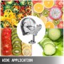 Commercial Vegetable Fruit Slicer Manual Adjustable Kitchen Aid Cutter 0-12mm